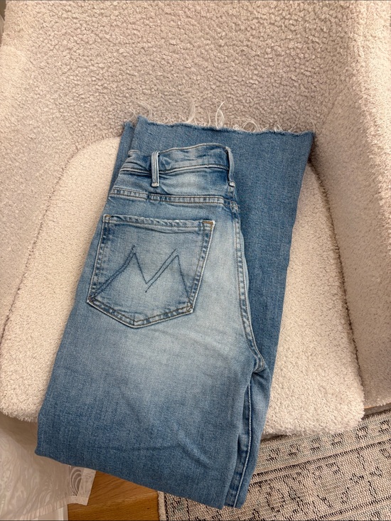 MOTHER Denim - MOTHER Light Blue Straight Leg Jeans